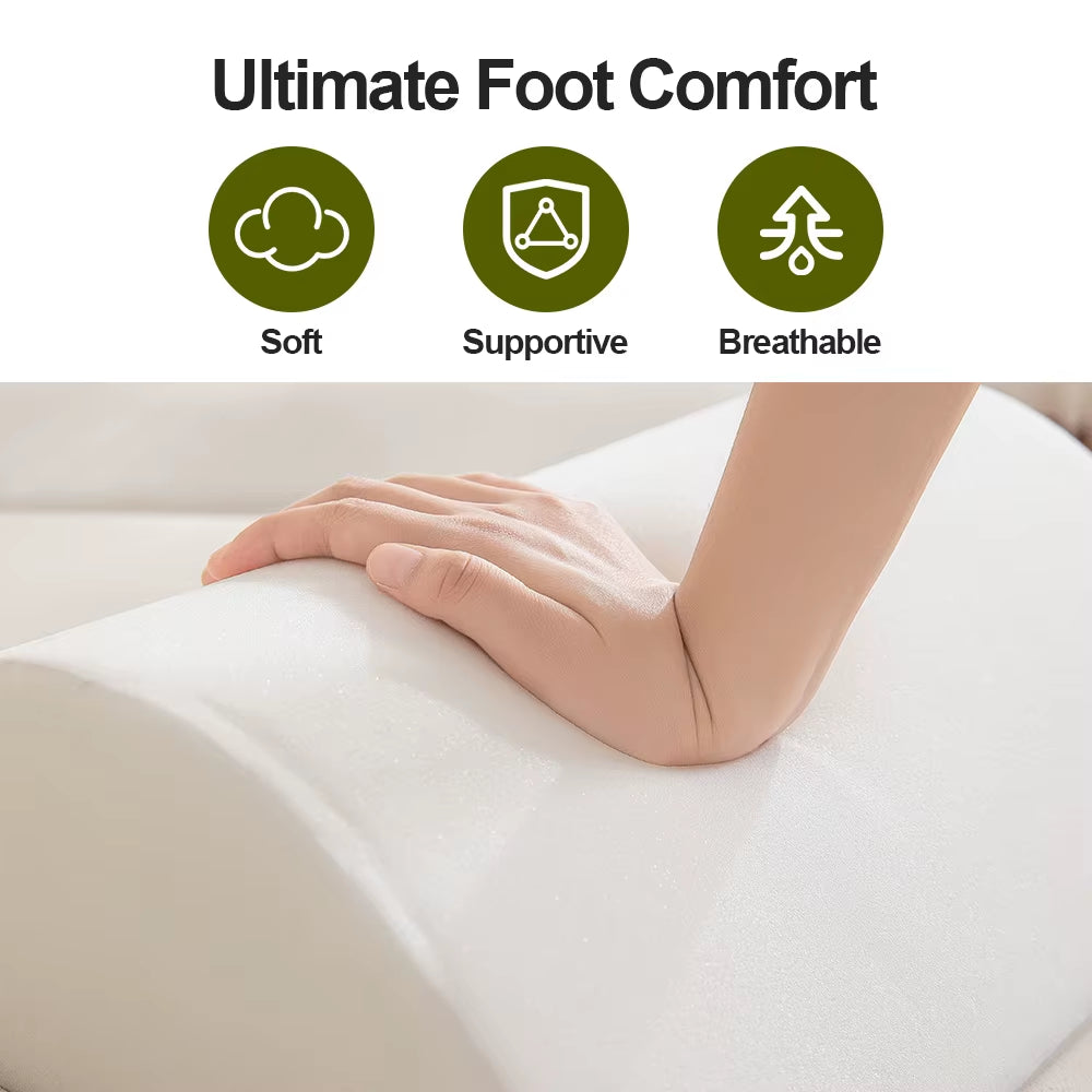 Foot under the Desk, Warm Foot Pocket Footstool, Comfortable Footpad with Lamb Wool, Suitable for Office Game Chair Legs Support